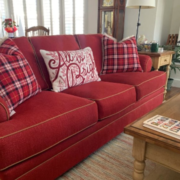 Pottery Barn All is Bright Embroidered Lumbar Throw Pillow Cover - Picture 5 of 14